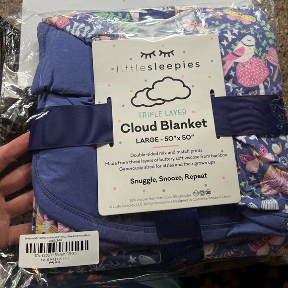 New in bag Woodland Magic Cloud Blanket by Little Sleepies